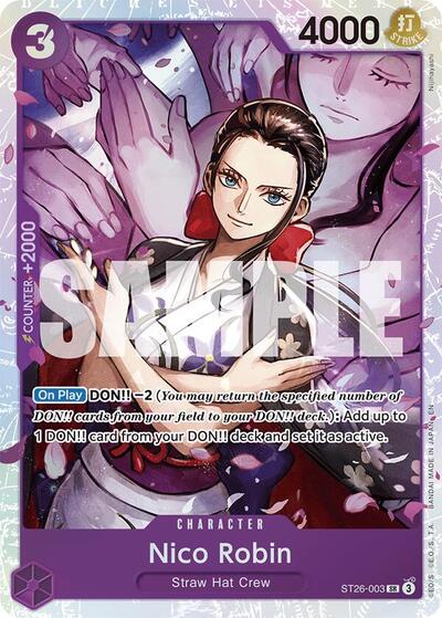Nico Robin #ST26-003 Starter Deck 26: PURPLE/BLACK Monkey.D.Luffy