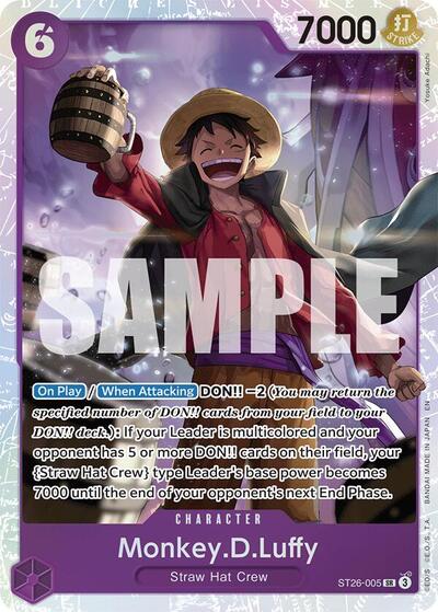 Monkey.D.Luffy (ST26-005) #ST26-005 Starter Deck 26: PURPLE/BLACK Monkey.D.Luffy