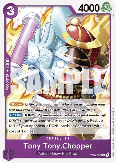 Tony Tony.Chopper #ST26-002 Starter Deck 26: PURPLE/BLACK Monkey.D.Luffy