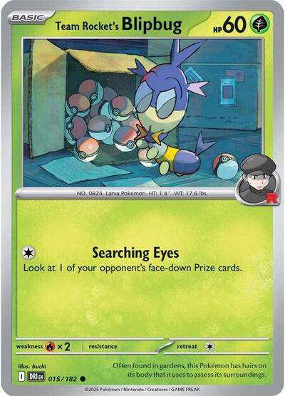 Team Rocket's Blipbug #15 Destined Rivals