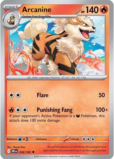 Arcanine #28 Destined Rivals