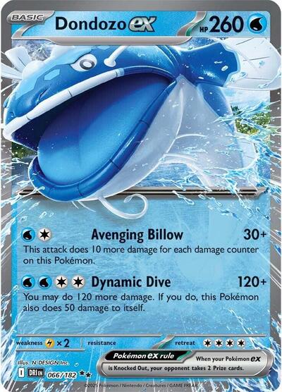 Dondozo ex #66 Destined Rivals