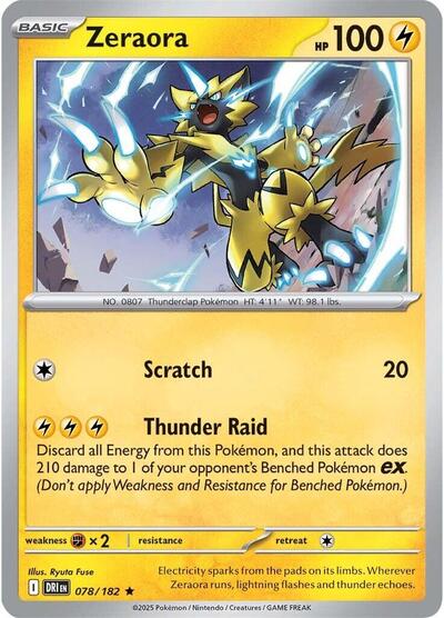 Zeraora #78 Destined Rivals