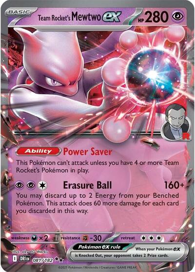 Team Rocket's Mewtwo ex #81 Destined Rivals