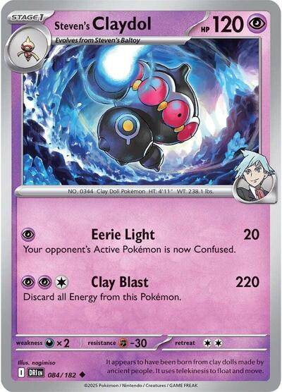 Steven's Claydol #84 Destined Rivals