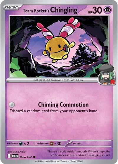 Team Rocket's Chingling #85 Destined Rivals