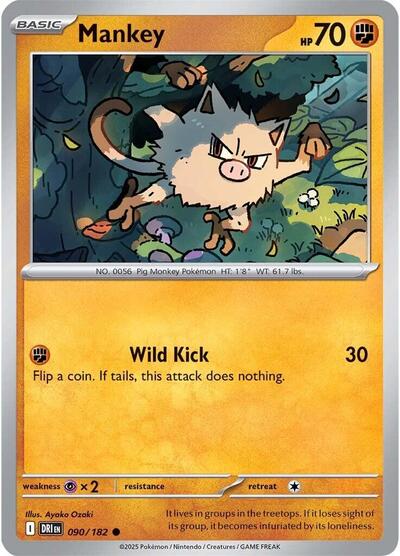 Mankey #90 Destined Rivals