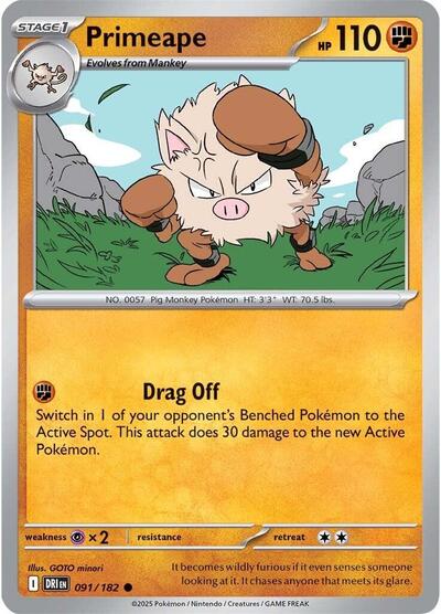 Primeape #91 Destined Rivals