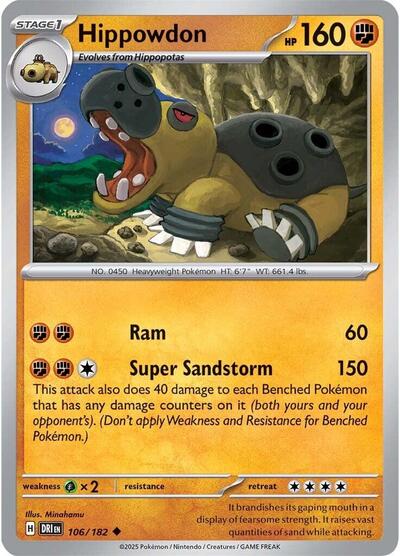 Hippowdon #106 Destined Rivals