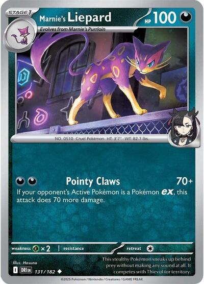 Marnie's Liepard #131 Destined Rivals