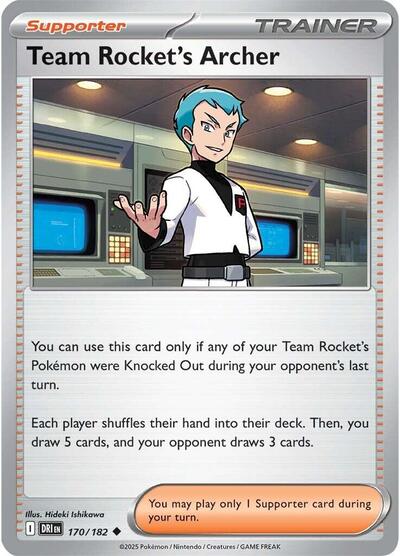 Team Rocket's Archer #170 Destined Rivals