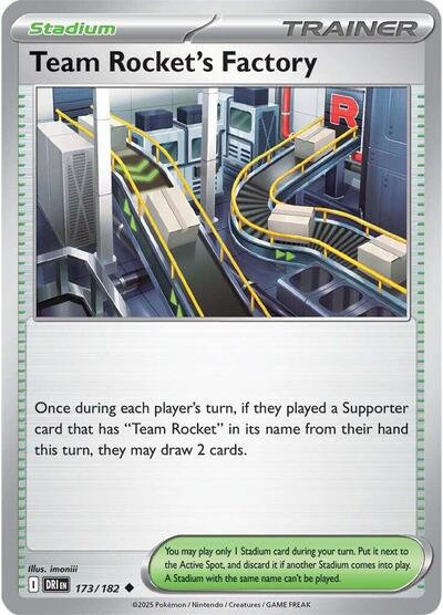 Team Rocket's Factory #173 Destined Rivals