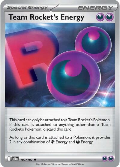 Team Rocket's Energy #182 Destined Rivals