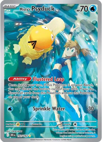 Misty's Psyduck #193 Destined Rivals