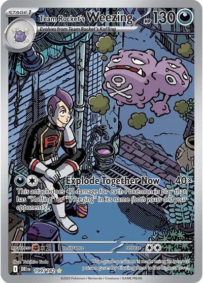 Team Rocket's Weezing #199 Destined Rivals