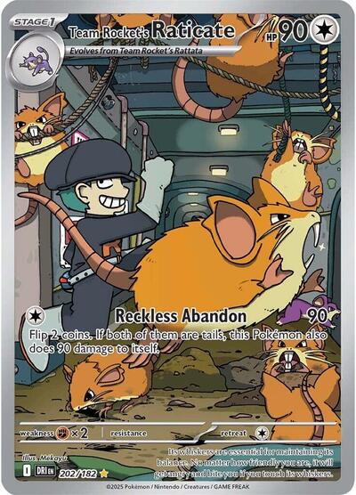 Team Rocket's Raticate #202 Destined Rivals