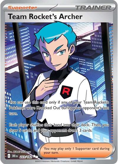 Team Rocket's Archer #223 Destined Rivals