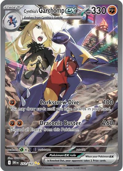 Cynthia's Garchomp ex #232 Destined Rivals