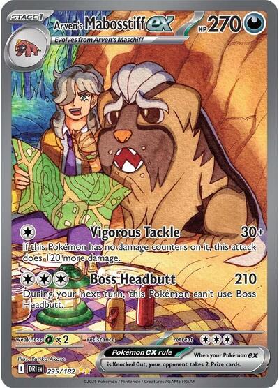 Arven's Mabosstiff ex #235 Destined Rivals