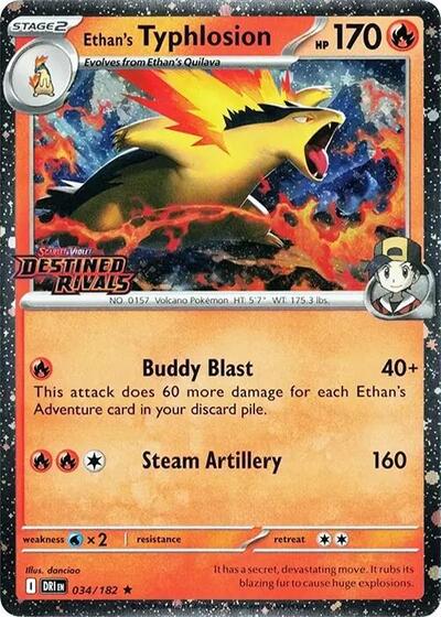 Ethan's Typhlosion #34 Miscellaneous Cards & Products