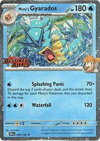 Misty's Gyarados #49 Miscellaneous Cards & Products