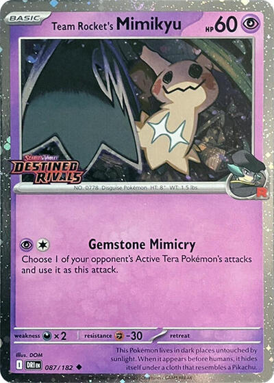 Team Rocket's Mimikyu #87 Miscellaneous Cards & Products