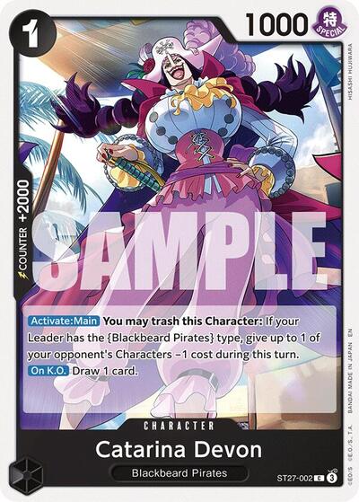 Catarina Devon #ST27-002 Starter Deck 27: BLACK Marshall.D.Teach