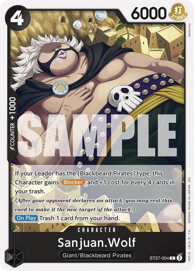 Sanjuan.Wolf #ST27-004 Starter Deck 27: BLACK Marshall.D.Teach