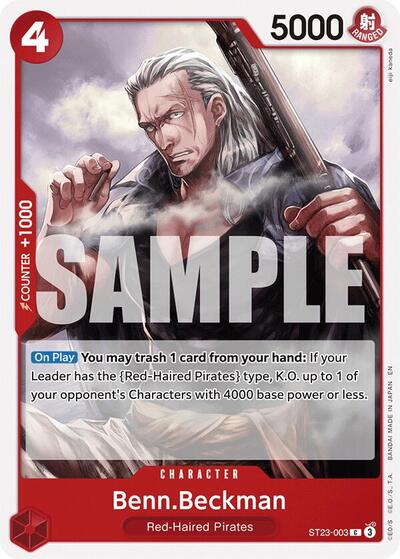 Benn.Beckman #ST23-003 Starter Deck 23: RED Shanks