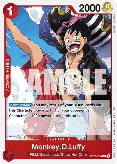 Monkey.D.Luffy #ST23-004 Starter Deck 23: RED Shanks