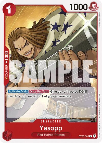Yasopp #ST23-005 Starter Deck 23: RED Shanks