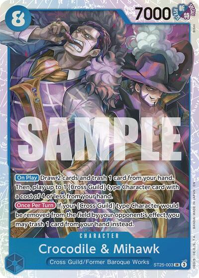 Crocodile & Mihawk #ST25-003 Starter Deck 25: BLUE Buggy