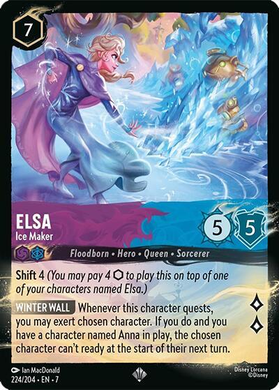 Elsa - Ice Maker (224/204) #224 Illumineer's Quest: Palace Heist