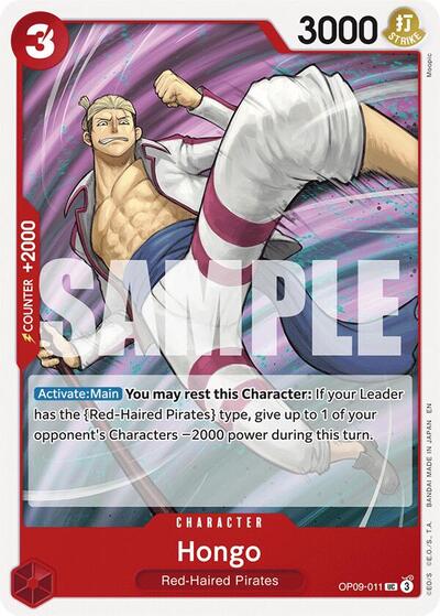 Hongo (Reprint) #OP09-011 Starter Deck 23: RED Shanks