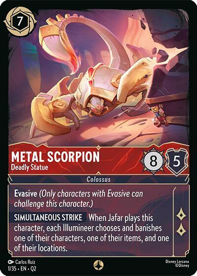 Metal Scorpion - Deadly Statue #1 Illumineer's Quest: Palace Heist