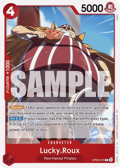 Lucky.Roux (Reprint) #OP09-015 Starter Deck 23: RED Shanks