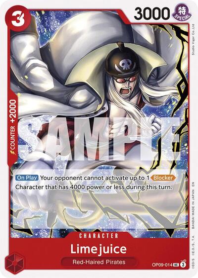 Limejuice (Reprint) #OP09-014 Starter Deck 23: RED Shanks