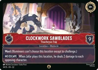 Clockwork Sawblades - Treacherous Trap #34 Illumineer's Quest: Palace Heist