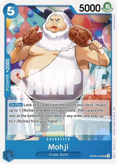 Mohji (Reprint) #OP09-053 Starter Deck 25: BLUE Buggy