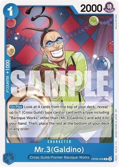 Mr.3(Galdino) (Reprint) #OP09-056 Starter Deck 25: BLUE Buggy