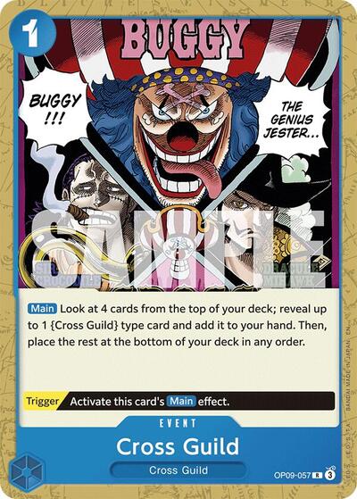Cross Guild (Reprint) #OP09-057 Starter Deck 25: BLUE Buggy