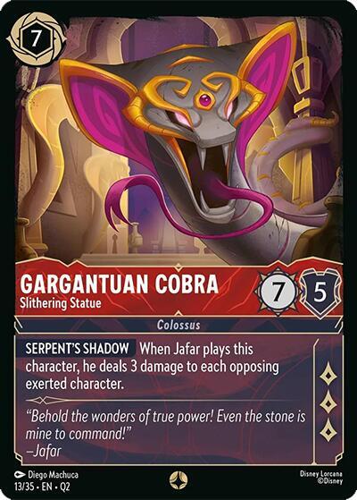Gargantuan Cobra - Slithering Statue #13 Illumineer's Quest: Palace Heist