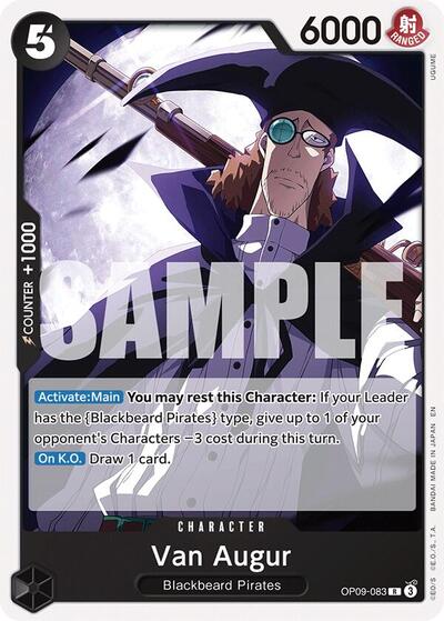 Van Augur (Reprint) #OP09-083 Starter Deck 27: BLACK Marshall.D.Teach