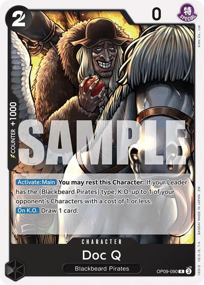 Doc Q (Reprint) #OP09-090 Starter Deck 27: BLACK Marshall.D.Teach