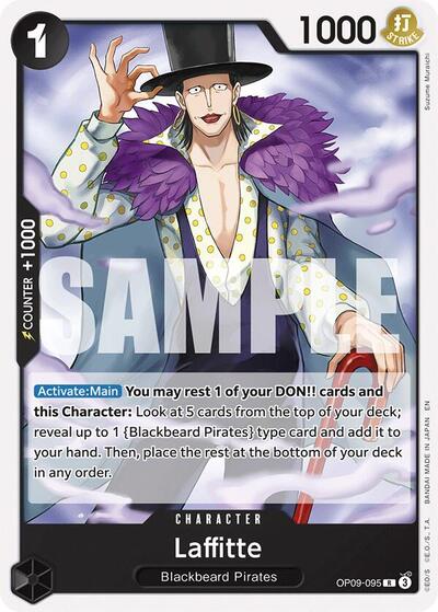 Laffitte (Reprint) #OP09-095 Starter Deck 27: BLACK Marshall.D.Teach