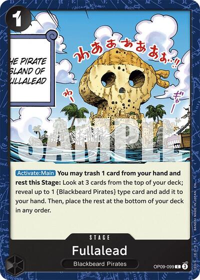 Fullalead (Reprint) #OP09-099 Starter Deck 27: BLACK Marshall.D.Teach