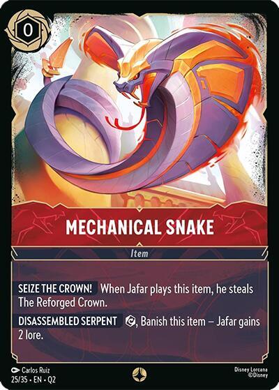 Mechanical Snake #25 Illumineer's Quest: Palace Heist