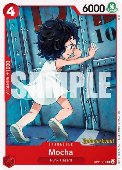 Mocha #OP11-015 A Fist of Divine Speed Release Event Cards