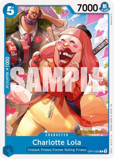 Charlotte Lola #OP11-052 A Fist of Divine Speed Release Event Cards