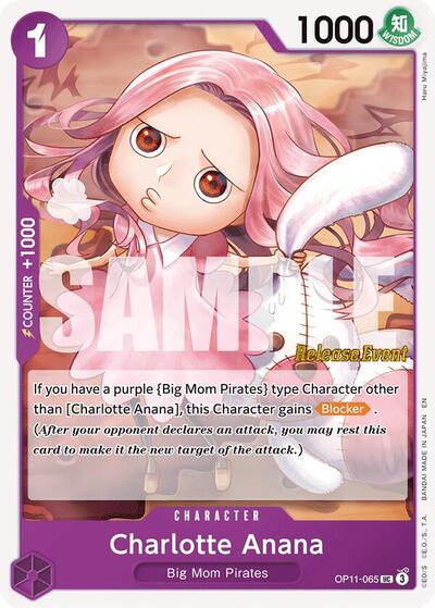Charlotte Anana #OP11-065 A Fist of Divine Speed Release Event Cards